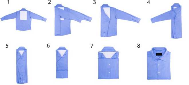 Як правильно скласти сорочку: в дорогу, в сумку або валізу, щоб вона не пом’ялася