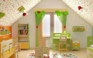 Дизайн дитячої кімнати для двох різностатевих дітей, різного віку, для підлітків, фото