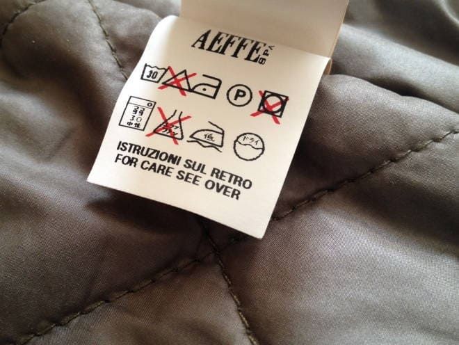 Як правильно прати куртку на сітепоне