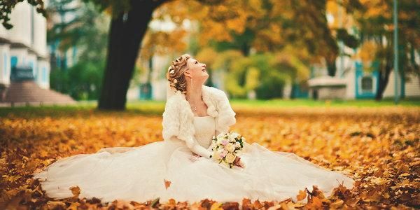 ідеї для весільної фотосесії восени