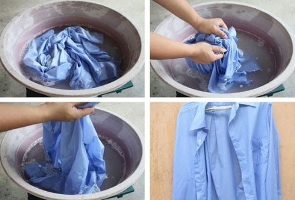 Правила прання сорочок в пральній машині і руками