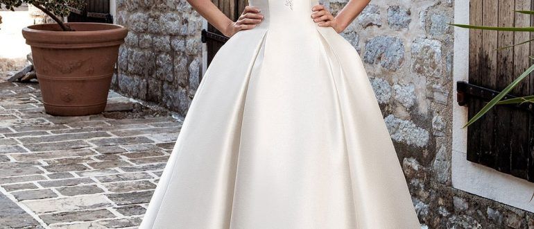 Весільні сукні мінімалізм 2018 фото 3