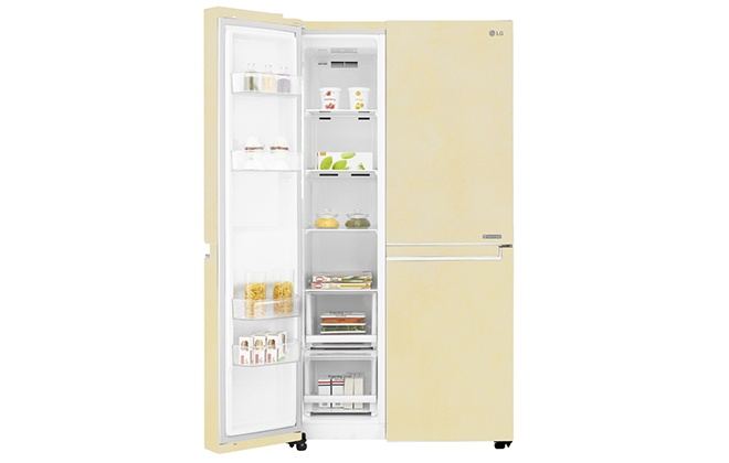 Бежевий холодильник LG GC-B247SEUV