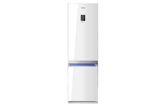 Білий двокамерний холодильник Samsung