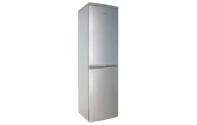 Сріблястий холодильник Don R-297