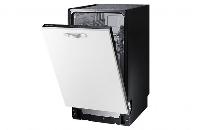 Вбудована посудомийка Samsung DW50K4010BB з білої дверцятами