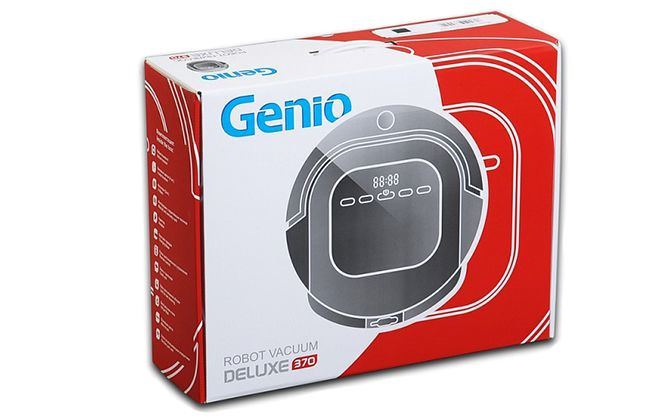 Коробка від робота-пилососа Genio Deluxe 370