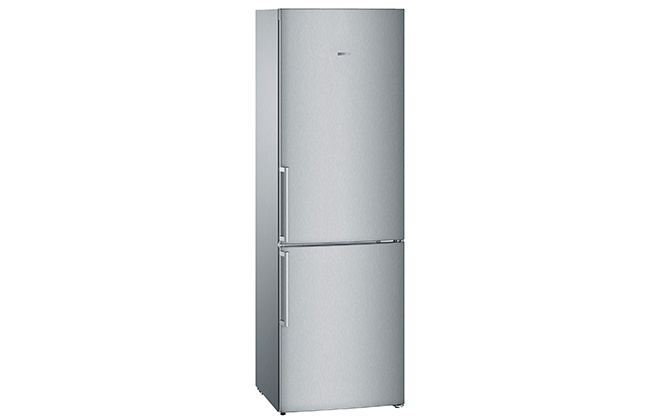 Сріблястий холодильник Siemens KG36VXL20