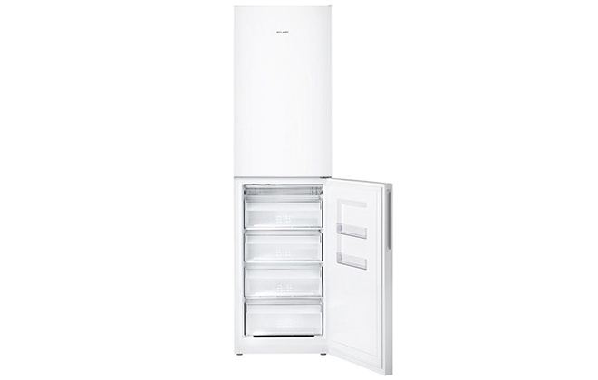 Холодильник Атлант ХМ 4625-101 з відкритою нижньою дверцятами