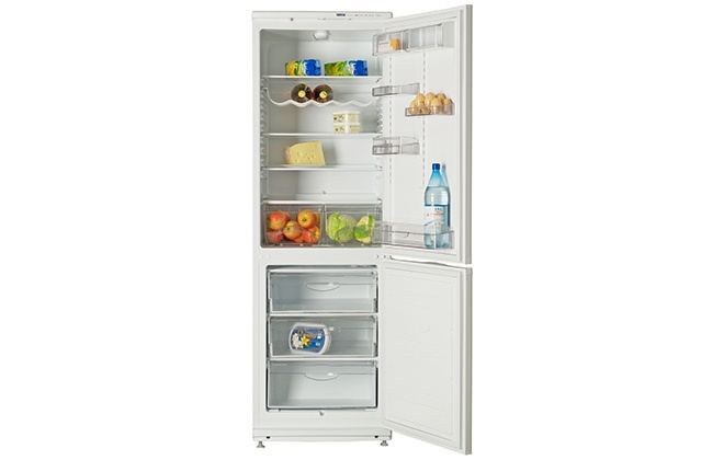Холодильник Атлант 6021-031 з продуктами