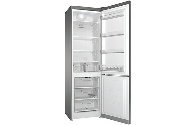 Холодильник Indesit DF 5200 S у відкритому вигляді