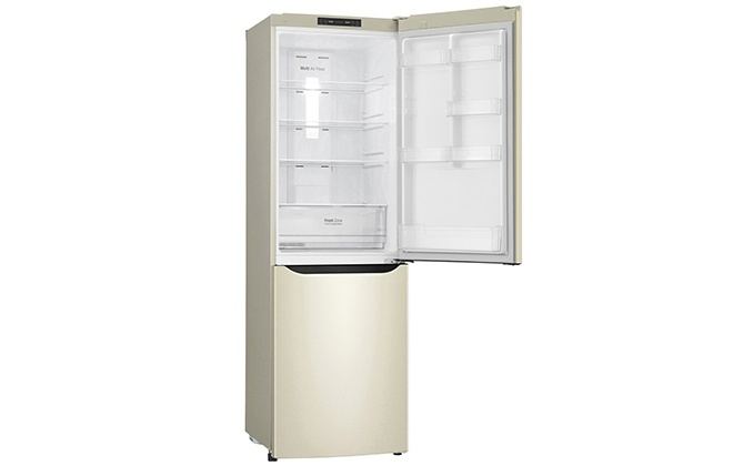 Холодильник LG GA-B419SYJL з відкритою верхньою дверцятами