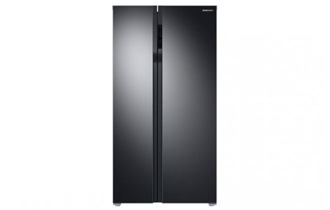 Чорний дводверна холодильник Samsung RS55K50A02C