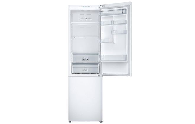 Холодильник Samsung RB37J5000WW з відкритою верхньою дверцятами