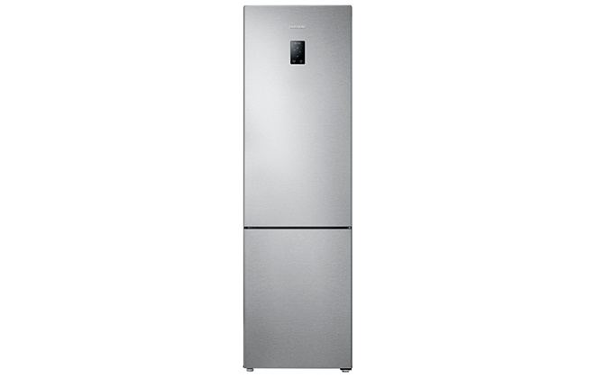 Сріблястий холодильник Samsung RB37J5261SA