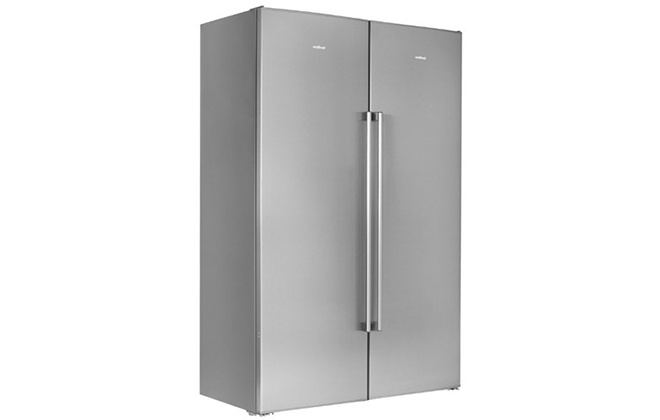 Сріблястий холодильник Vestfrost VF395-1SBW