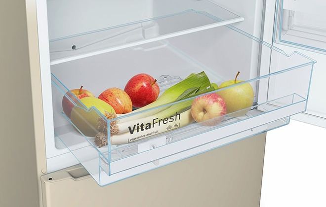 Шухляда для овочів і фруктів в холодильнику Bosch