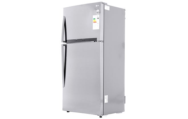 Сріблястий холодильник LG GR-M802HMHM