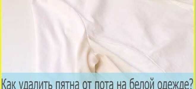 Як відіпрати жовті плями на пахвах на білому