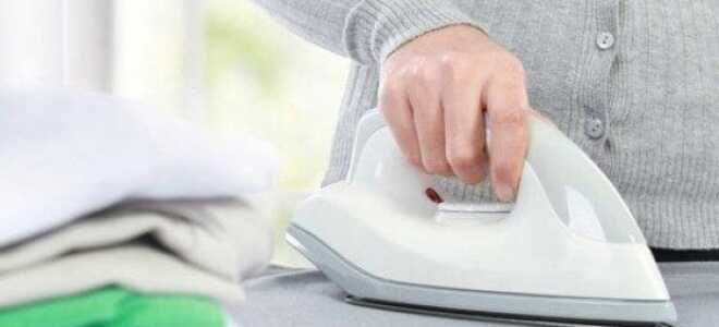 Як прибрати пляма від праски на синтетиці і позбудеться від блиску