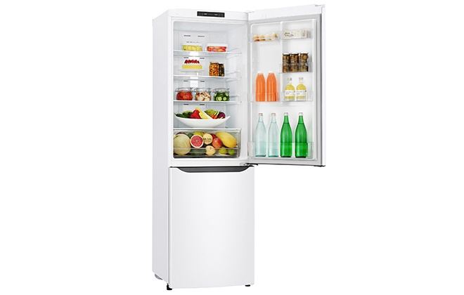 Холодильник LG GA-B419SQJL з відкритою верхньою дверцятами