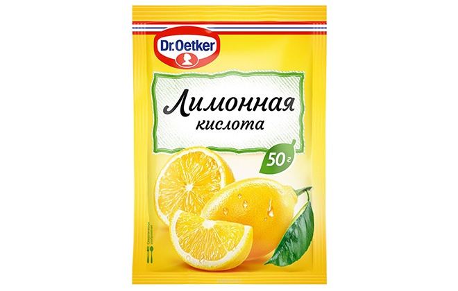 Пакетик лимонної кислоти