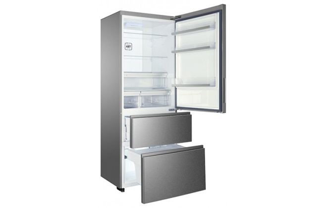 Сріблястий холодильник Haier A2F637CXMV